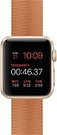 Apple Watch Sport 38mm Gold aluminium with red band made of woven nylon - Smart Watch