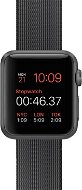 Apple Watch Sport 38mm Space grey aluminium with black band made of woven nylon - Smart Watch