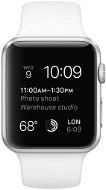 Apple-Uhr-Sport 42 mm Silber Aluminium Weiß - Smartwatch