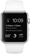 Apple Watch Sport 42 mm Silber Aluminium mit weißem Armband - Smartwatch