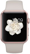 Apple Watch Sport 42mm Rose Gold Aluminium Case with Space Grey Band - Smart Watch