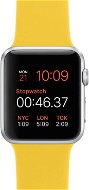 Apple Watch Sport 42 mm Silber Aluminium mit gelbem Band - Smartwatch