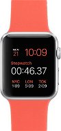 Apple Watch Sport 42mm Silver aluminium with apricot band - Smart Watch