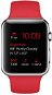 Apple Watch 42mm Stainless steel with red band - Smart Watch