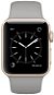 Apple Watch Series 1 38mm Zlatý hliník s cementovo šedým športovým remienkom - Smart hodinky