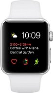 Apple Watch Series 1 42mm Silver Aluminium Case with White Sport Band - Smart Watch