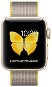 Apple Watch Series 2 38 mm Zlatý hliník so žltým/svetlo sivým remienkom z tkaného nylónu - Smart hodinky