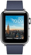 Apple Watch Series 2 38mm Stainless Steel with Midnight Blue Strap with Modern Buckle - Large - Smart Watch