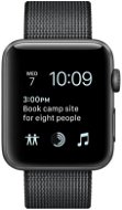 Apple Watch Series 2 42 mm cosmic gray aluminum with black woven nylon strap made - Smart Watch