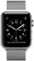 Apple Watch Series 2 42 mm Nehrdzavejúca oceľ so strieborným milánskym remienkom - Smart hodinky