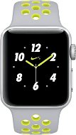 Apple Watch Series 2 Nike+ 38mm Aluminiumgehäuse, Silber mit Nike Sportarmband, Flat Silver/Volt - Smartwatch