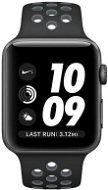 Apple Watch Nike+ Aluminiumgehäuse, Space Grau mit Nike Sportarmband, Schwarz/Cool Gray 42mm - Smartwatch