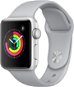 Apple Watch Series 3 38mm GPS Silver aluminum with foggy gray sports strap - Smart Watch