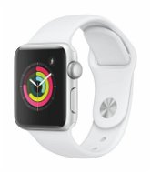 Apple Watch Series 3 38mm GPS Silber Aluminium mit weißem Sportarmband - Smartwatch