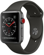 Apple Watch Series 3 38mm GPS Space gray aluminum with a gray sports strap - Smart Watch