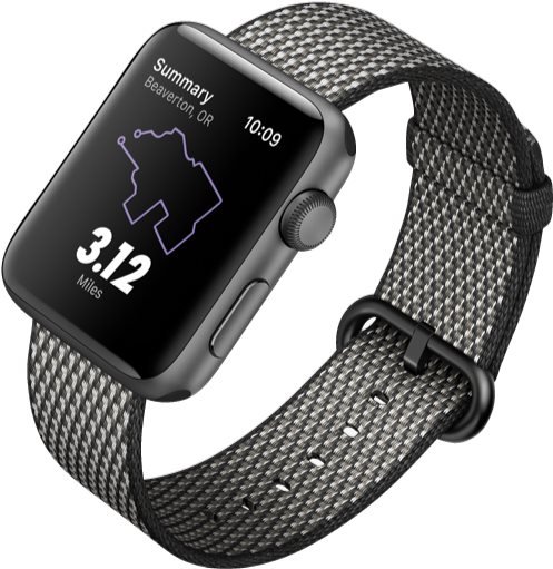 Apple Watch Series 3 42mm GPS Space-Gray Aluminum with Black