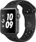 Apple Watch Series 3 Nike+ 42mm GPS Vesmírne sivý hliník s antracitovým sportovním řemínkem Nike - Smart hodinky