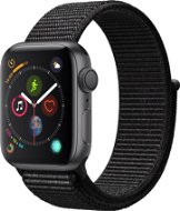 Apple Watch Series 4 40mm Space Black schwarz Aluminium mit schwarzem Sportarmband - Smartwatch