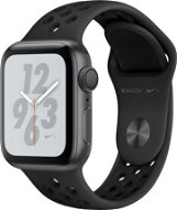 Apple Watch Series 4 Nike+ 40mm Vesmírne čierny hliník s antracitovým/čiernym športovým remienkom Nike - Smart hodinky
