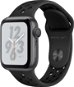 Apple Watch Series 4 Nike+ 40mm Vesmírně černý hliník s antracitovým/černým sportovním řemínkem Nike - Chytré hodinky