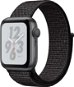Apple Watch Series 4 Nike+ 40mm Vesmírne čierny hliník s čiernym prevliekacím športovým remienkom Nike - Smart hodinky