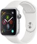 Apple Watch Series 4 44mm Silver Aluminium Case with White Sport Band - Smart Watch