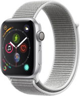 Apple Watch Series 4 44mm Aluminium­gehäuse, Silber, mit Sport Loop, Muschel - Smartwatch