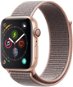Apple Watch Series 4 44mm Gold Aluminum Case with Pink Sand Sport Loop - Smart Watch