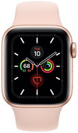 Apple Watch Series 5 40mm, Gold Aluminium with Sand Pink Sport Band - Smart Watch