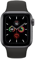 Apple Watch Series 5 40mm, Space Grey Aluminium with Black Sport Band - Smart Watch
