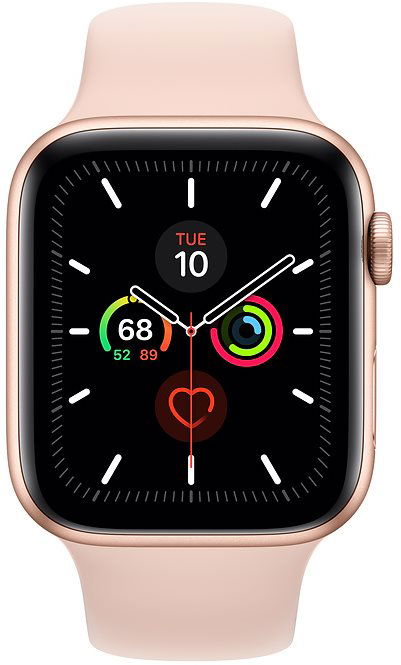 Apple watch gold 2025 aluminium pink sand