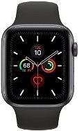 Apple Watch Series 5 44mm Space Grey Aluminium with Black Sports Strap - Smart Watch