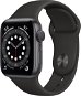 Apple Watch Series 6 40mm Space Grey Aluminium with Black Sports Strap - Smart Watch