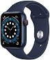 Apple Watch Series 6 40mm Cellular Blue Aluminium with Navy Blue Sports Strap - Smart Watch