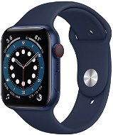 Apple Watch Series 6 40mm Cellular Blue alumínium, sötétkék sportpánttal - Okosóra