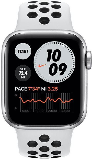 Apple Watch Nike Series 6 40mm Cellular Silver Aluminum with