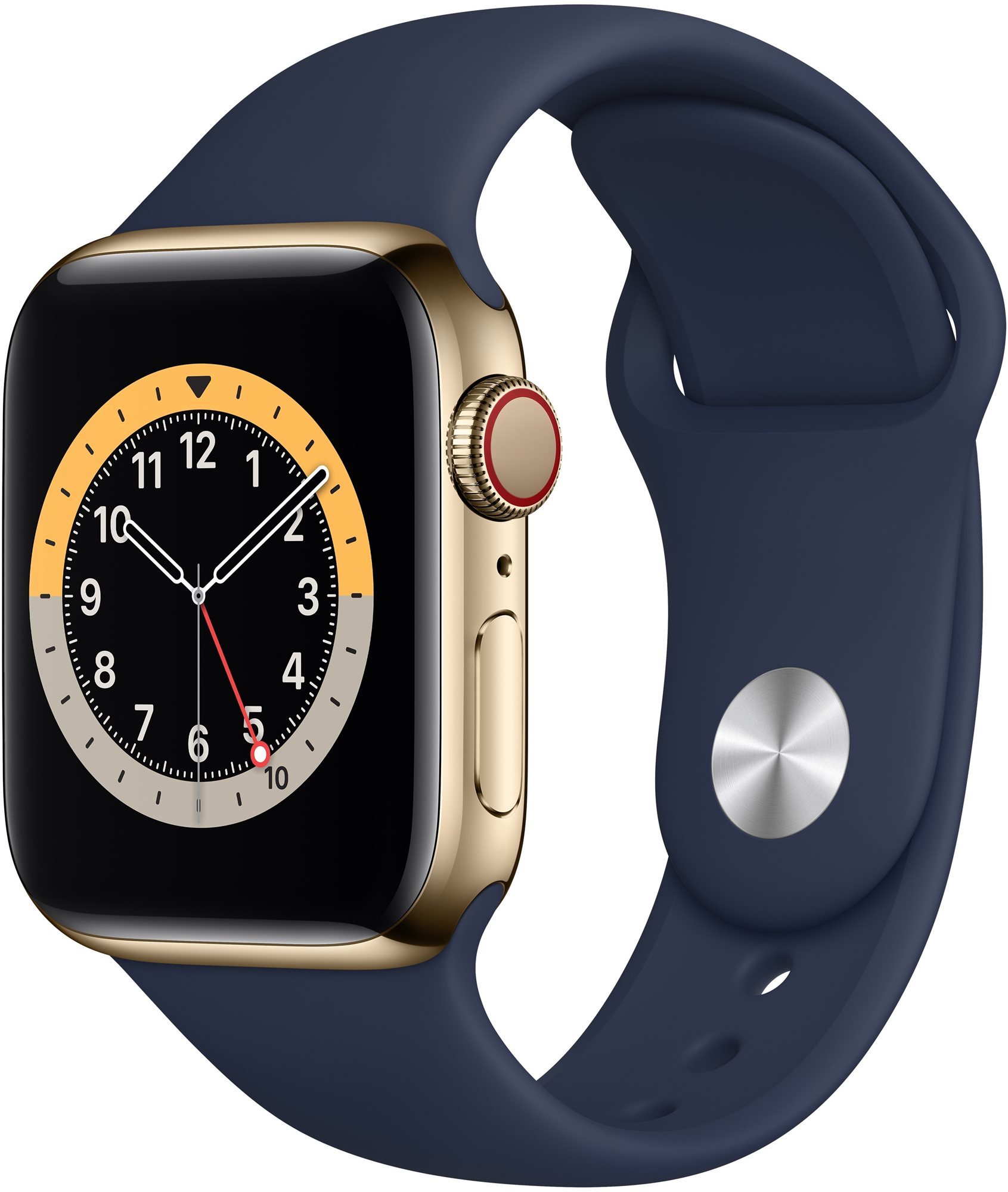 Apple Watch Series 6 40mm Cellular Gold Stainless Steel with Navy