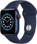 Apple Watch Series 6 44mm Cellular Blue Aluminium with Navy Blue Sports Strap - Smart Watch