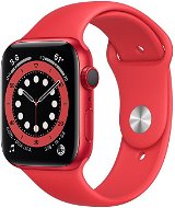 Apple Watch Series 6 - 44 mm Cellular Red Aluminium mit rotem Sportarmband - Smartwatch