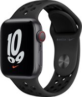 Apple Watch Nike SE Cellular 40 mm Space Gray Aluminium mit Anthrazit/Schwarzem Nike Sportarmbande - Smartwatch