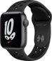 Apple Watch Nike SE 40 mm Vesmírne sivý hliník s antracitovým/čiernym športovým remienkom Nike - Smart hodinky