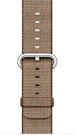 Apple 38 mm Kávovo/karamelovo hnedý z tkaného nylonu - Remienok na hodinky