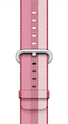 Apple 38mm Raspberry woven nylon Main image Apple 38mm Raspberry woven nylon - Watch Strap - Main image
