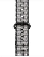Apple 38mm Black Woven Nylon (Stripe) - Watch Strap