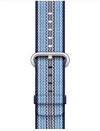 Apple 38mm Midnight Blue Woven Nylon (Stripe) - Watch Strap