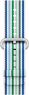 Apple 38mm Blue strap - woven nylon (strips) - Watch Strap