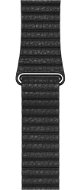 Apple 42mm Čierny kožený - Medium - Remienok na hodinky