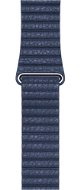 Apple 42 mm Polnočná modrá kožený - Large - Remienok na hodinky