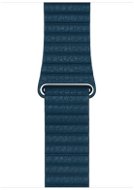 Apple 42mm Leather Cosmos Blue - Medium - Watch Strap