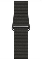 Apple 42mm Charcoal Grey Leather Loop - Medium - Watch Strap